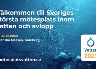 Vi ställer ut på Vatten2025!