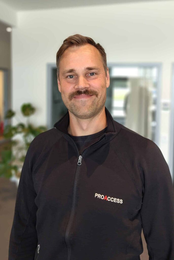 Foto på Simon Lidholm på ProAccess